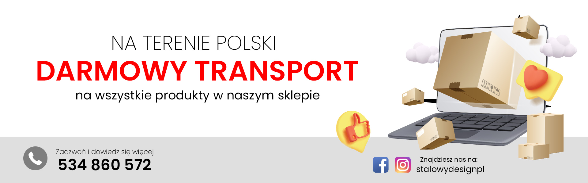 Darmowy transport na terenie Polski