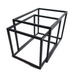 Ramka stalowa duo do stolika kawowego loft industrial profil 20×20