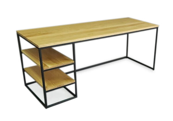 biurko debowe proste loft