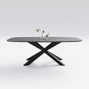 Stół do jadalni pająk ze spieku kwarcowego