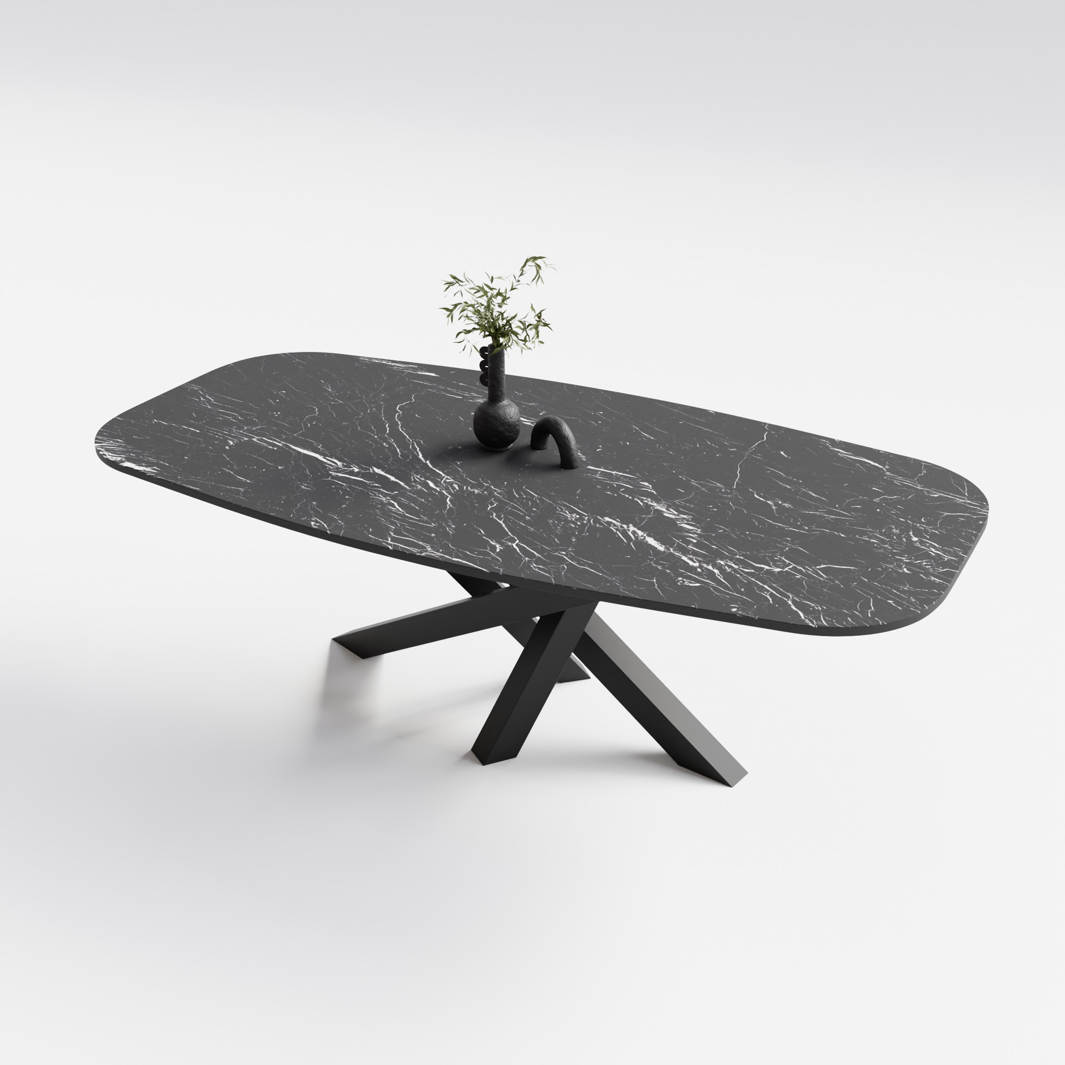 Stół do jadalni Spider ze spieku kwarcowego - obrazek 2